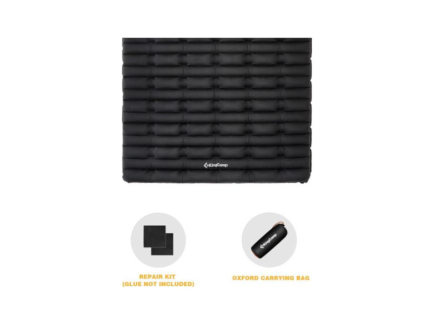 Коврик самонадувающийся 1906 SUPER COMFORT DOUBLE, 190х127х10 см, King Camp
