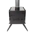 Печь дровяная Light малая, сталь 1 мм (с экранами и угловыми трубами), СЛЕДОПЫТ