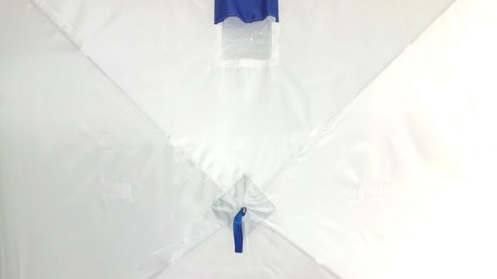 Зимняя палатка Призма Премиум 215x215, алюминий (двухслойная)