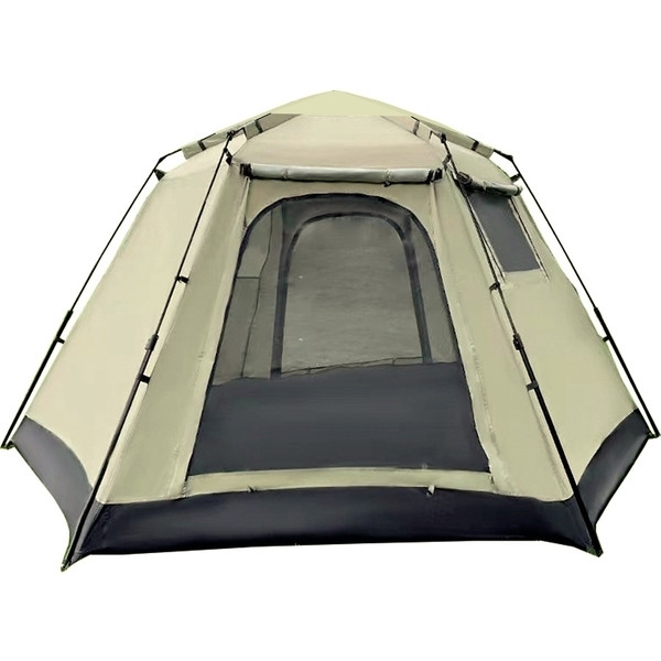 Палатка двухслойная Печора-4, зонтичного типа, 320*275*175 см, бежевая
