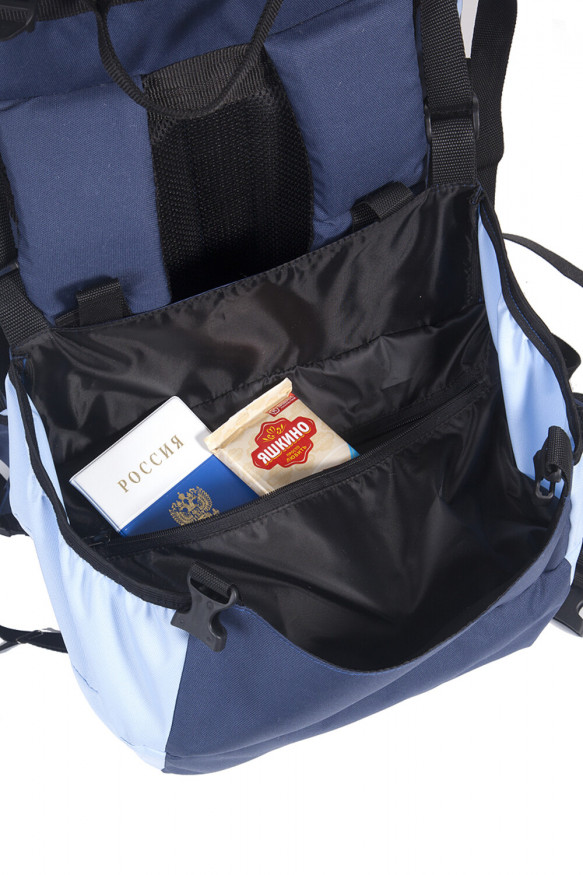 Рюкзак туристический Оптимал 4, синий-голубой, 70 л, ТАЙФ