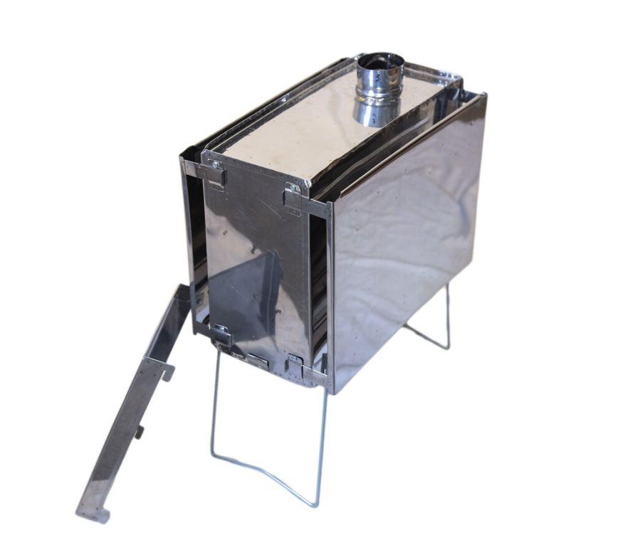 Печь походная Век Эконом-Стандарт туристическая, сдвижной экран