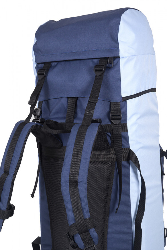 Рюкзак туристический Оптимал 2, серо-красный, 90 л, ТАЙФ