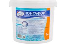 Дезинфицирующее средство "Лонгафор", таблетки 200 г, для воды в бассейне, 5 кг