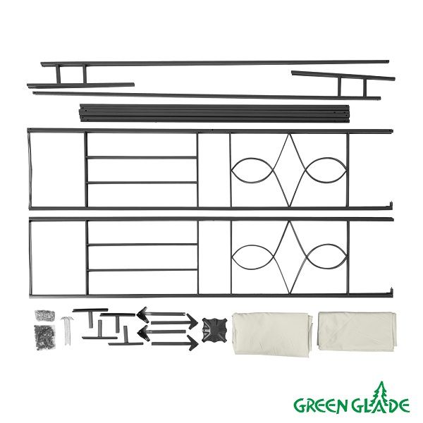 Тент садовый Green Glade 43301 3х3м полиэстер
