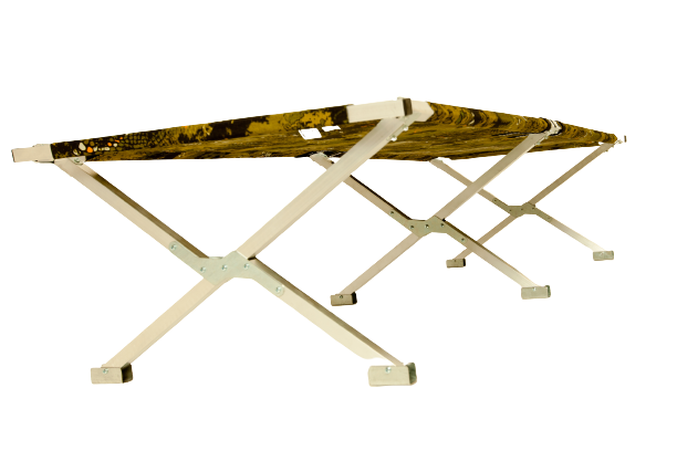 Раскладушка туристическая в чехле Пингвин, 1850х750х400 мм, труба алюминиевая 25х25 мм