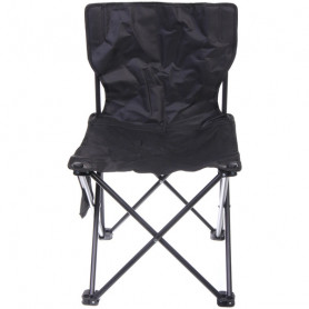 Стул складной в чехле до 100 кг, 39*39*64 см, чёрный