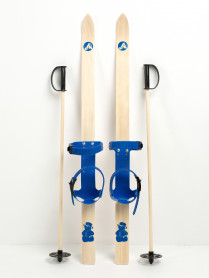 Детский лыжный комплект JUNIOR, 110 см, лыжи+крепления+палки