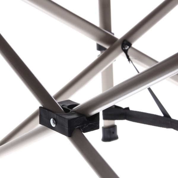 Раскладушка кемпинговая складная 188*66*41 см, серая