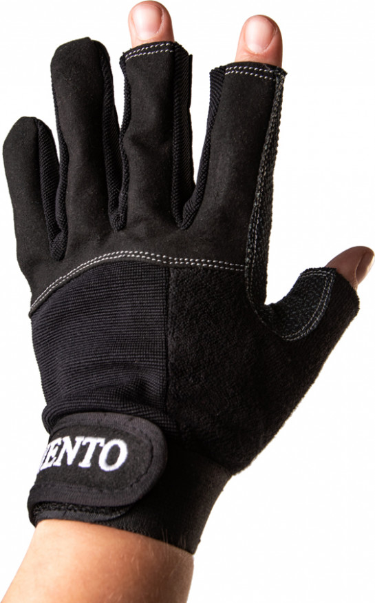 Перчатки, митенки, без пальцев, Алекса, Венто