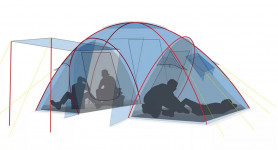 Палатка Canadian Camper SANA 4 PLUS, цвет royal