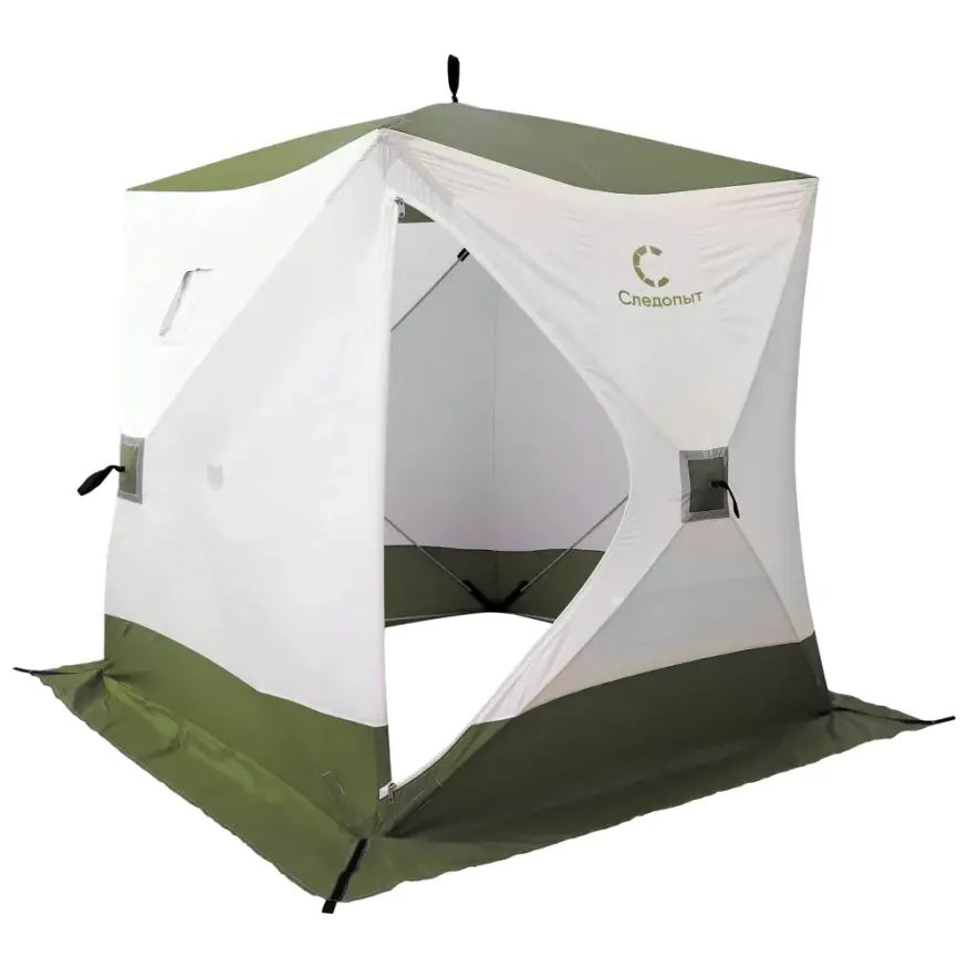 Палатка КУБ 2 (однослойная), 1,5x1,5 м, PU 1000, оливково-белый