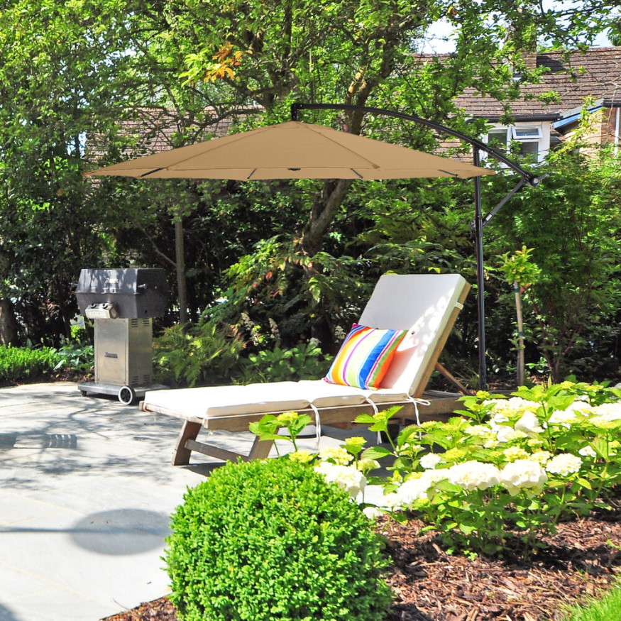 Зонт садовый 8003 светло-коричневый, Green Glade